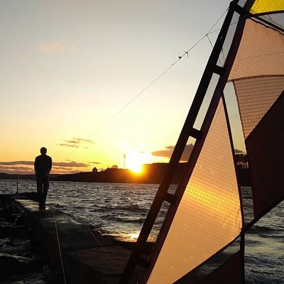 A-Quad in the sunset