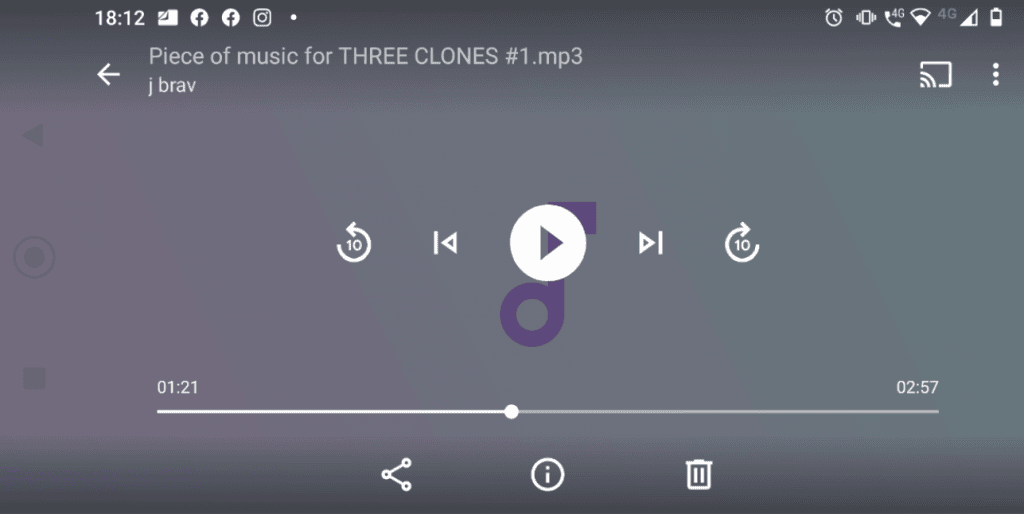 Then you will need a piece of music