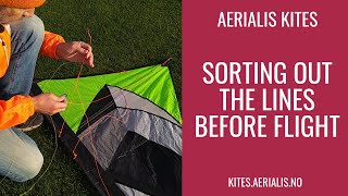 YouTube Tutorial - Sorting out the lines