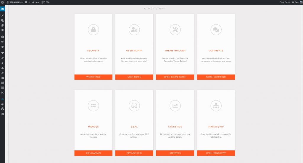 WP Dashboard Cleanup