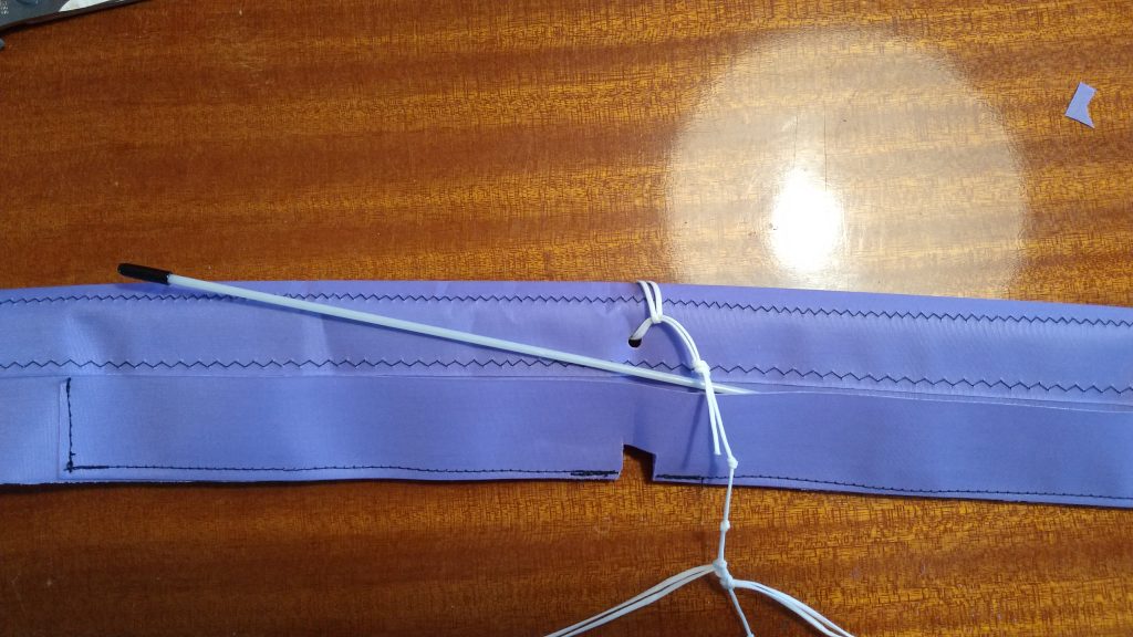 The cut-out for the GF rod