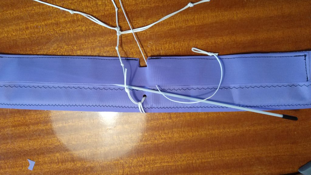 Inserting the support string