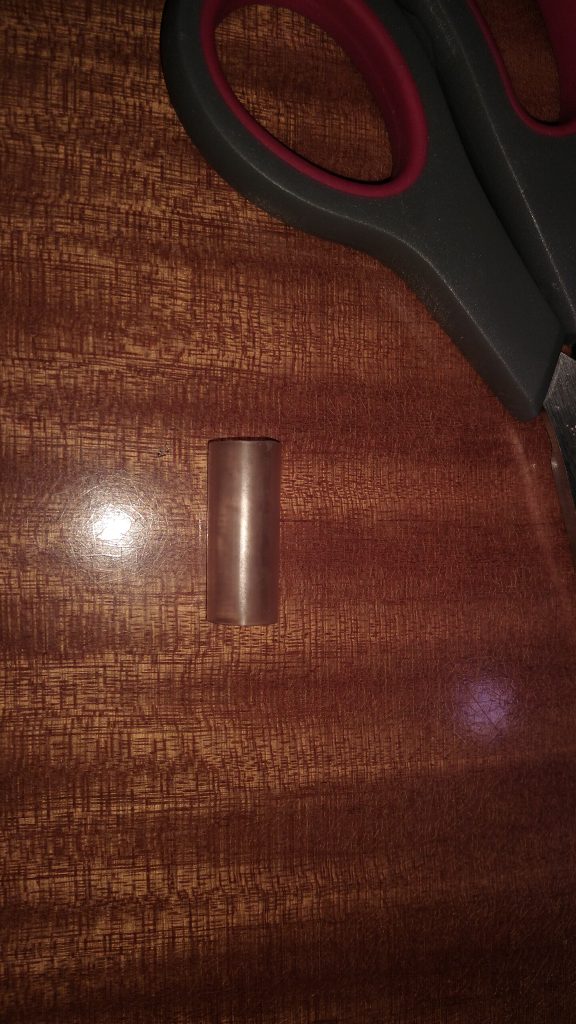 Cut off a piece, 2,5cm or 1"