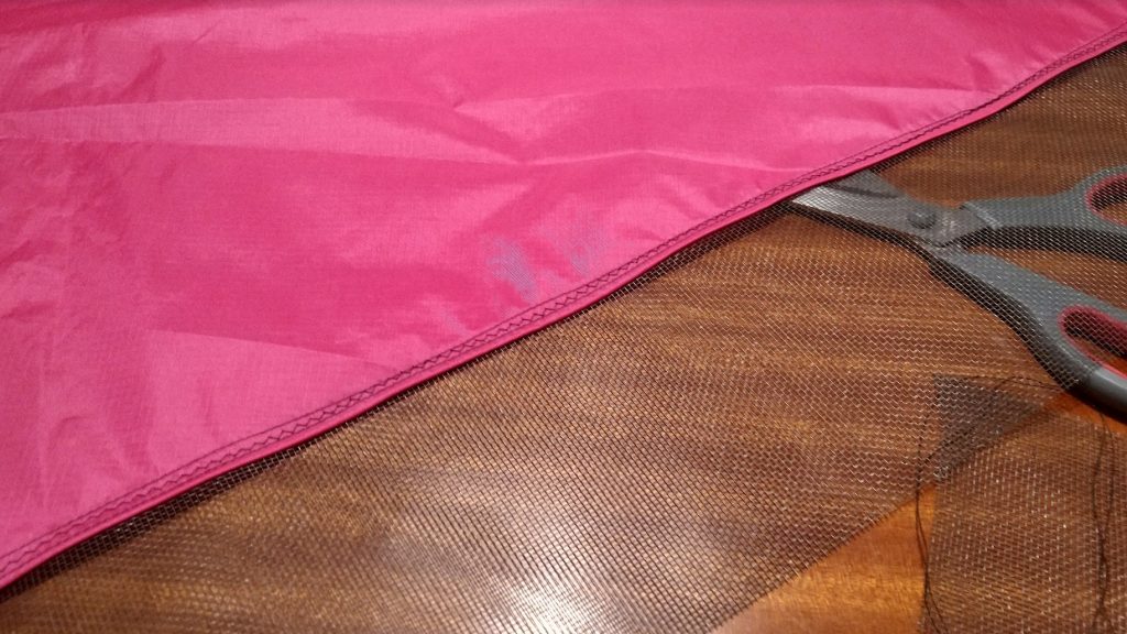The mesh is in place
