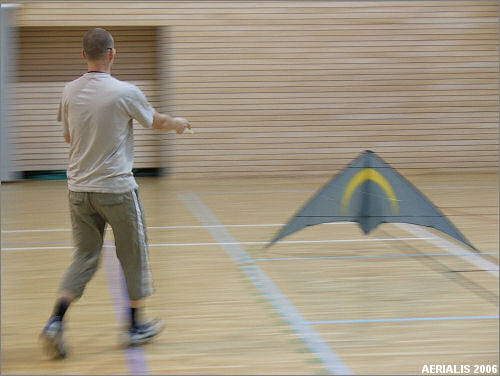 Kjetil S flying his Sweety in true zero wind conditions