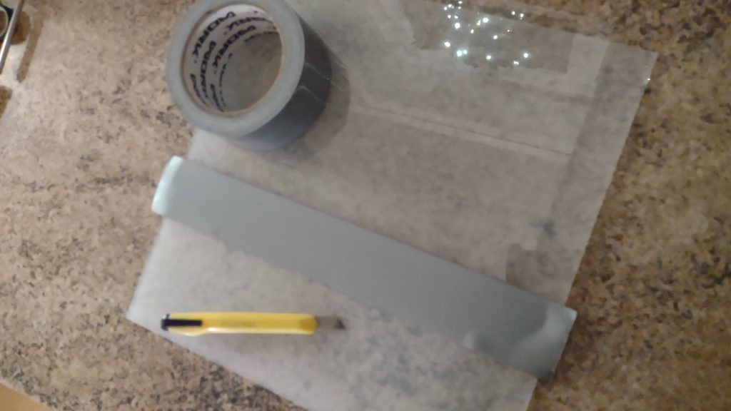 The duct tape goes here