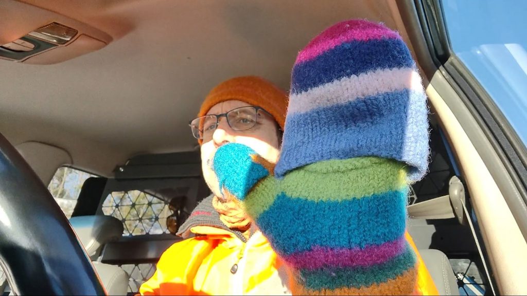 Colourful Kite Mittens