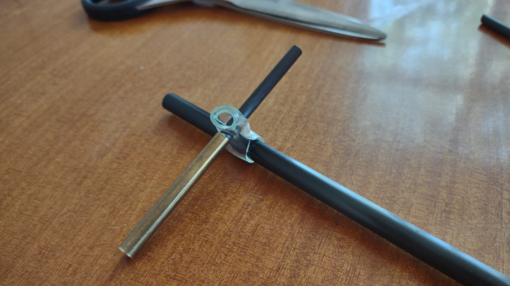 The DIY cross fitting is finished!