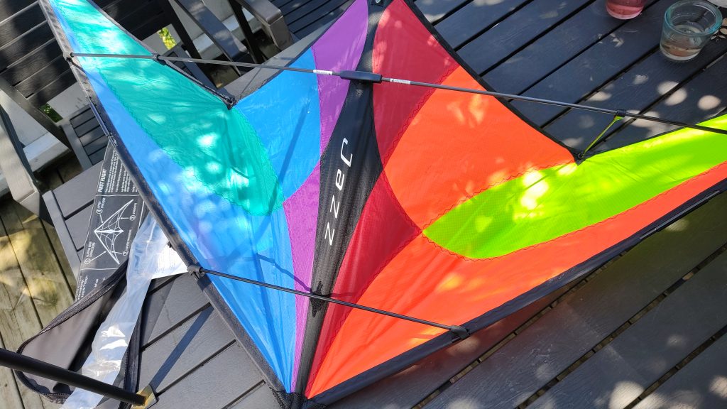 Kite #2 stripped of its bridle