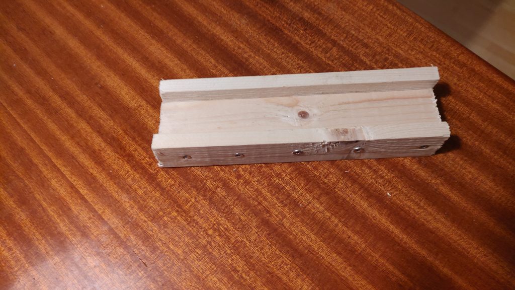Then put it all together using the electric screwdriver