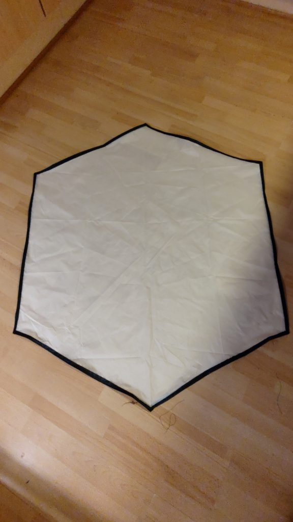 Black hemmed edges