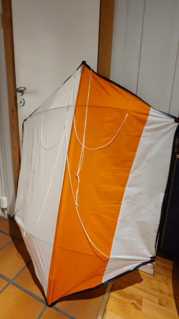 The white and orange one