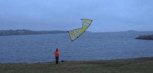 Sven flies his Yellow Vented DYI quad!