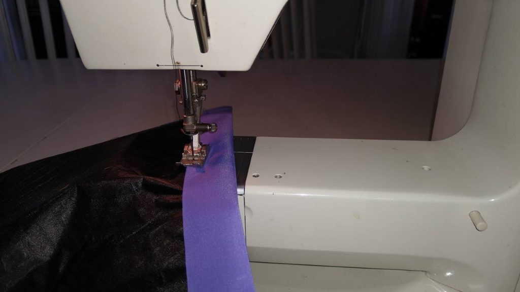 Sewing the leading edge