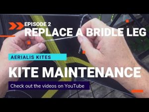 Kite Maintenance - Replacing a bridle leg