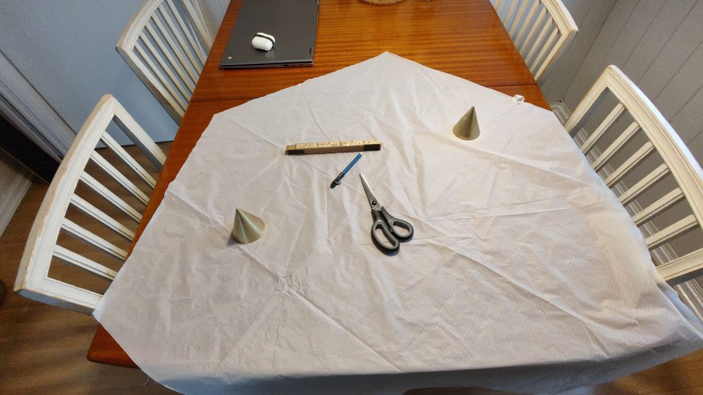 A Rokkaku-shaped one-piece-sail