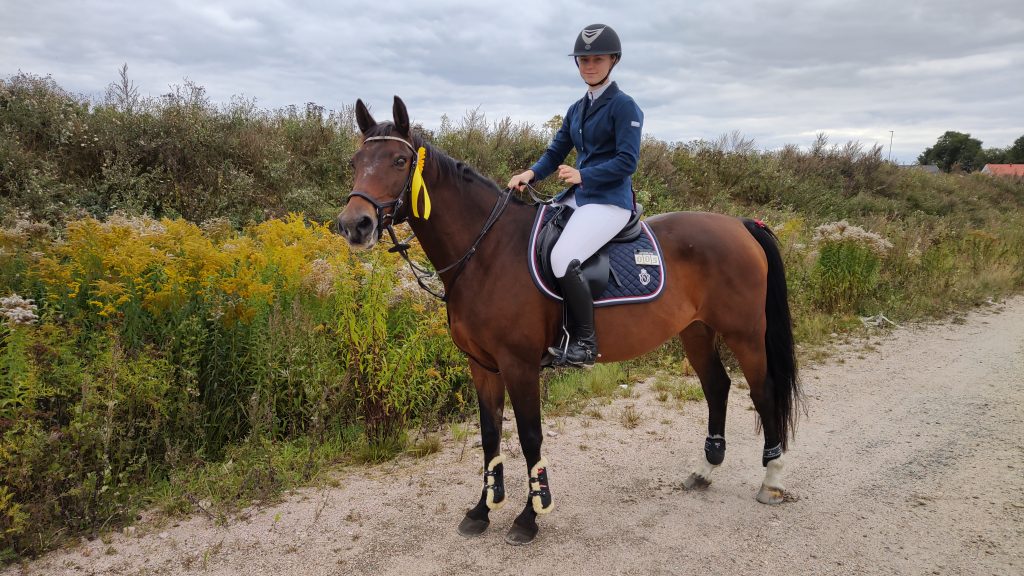 My daughter and Bagatell, one (of five) of the family horses