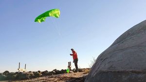 Launching the foil