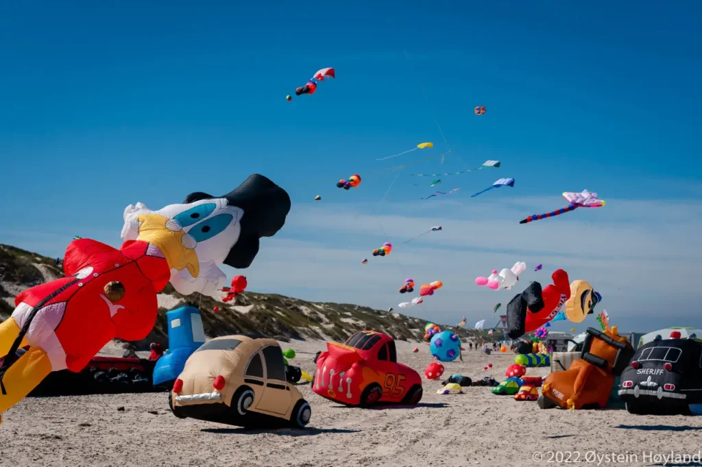 Kites at the Blokhus Wind Festival 2022
