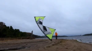 Flying a Semivented A-Quad at Rosnestangen