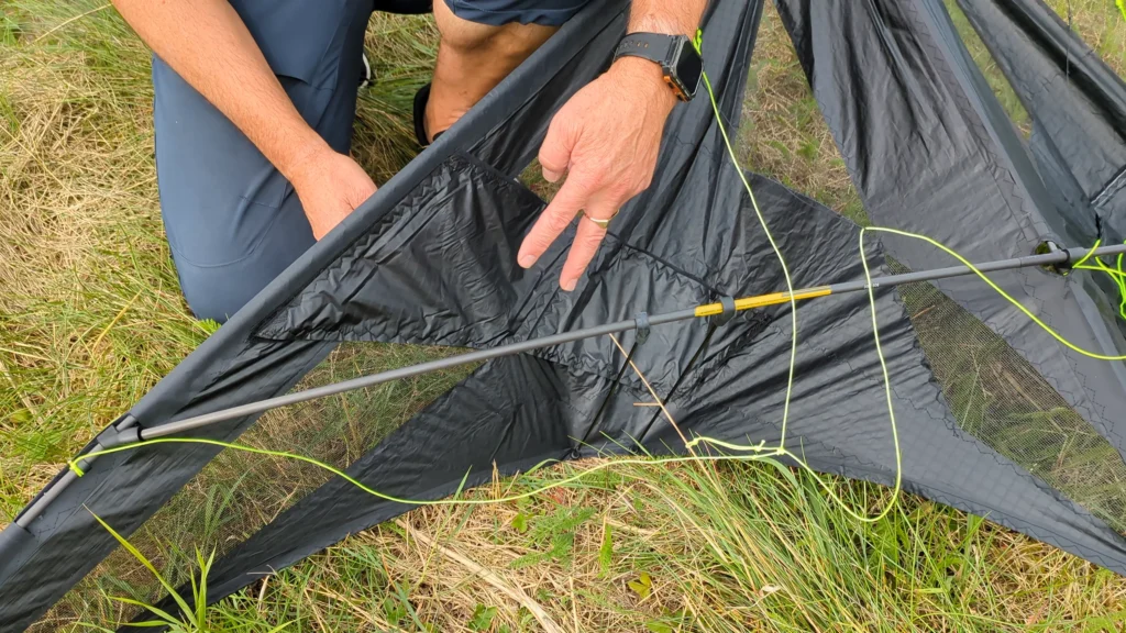 Super Vented High Wind Kite with removable panels