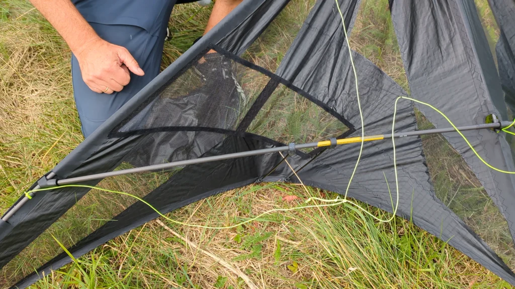 Super Vented High Wind Kite with removable panels