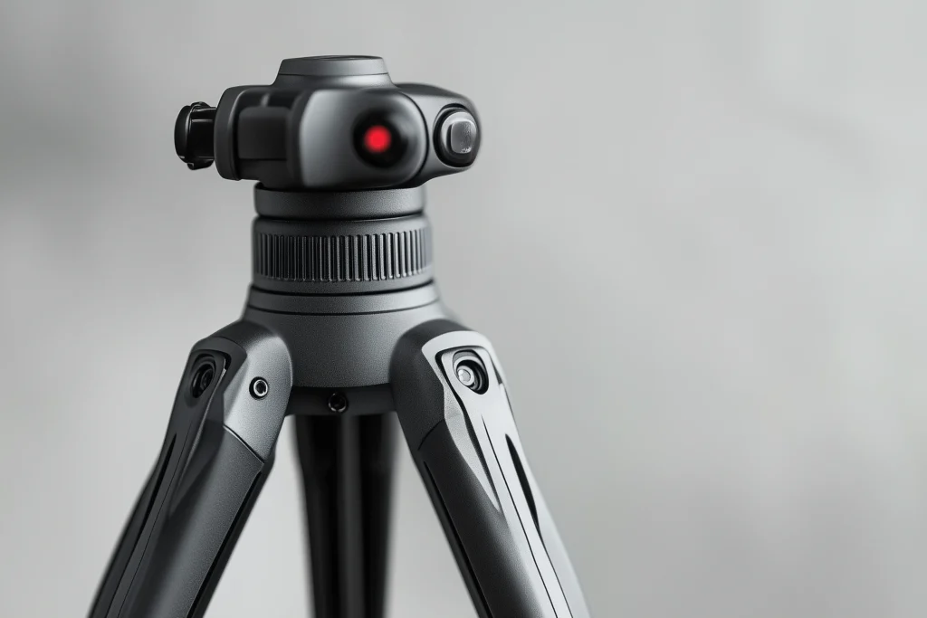 An advanced tripod close-up shot