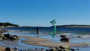 Triple vented at Paradise Beach, Larkollen