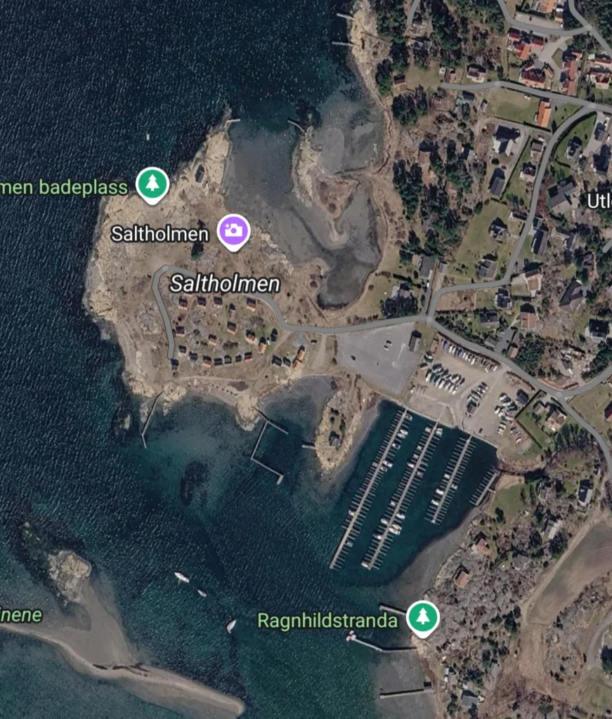 Google Maps Flying location - Saltholmen